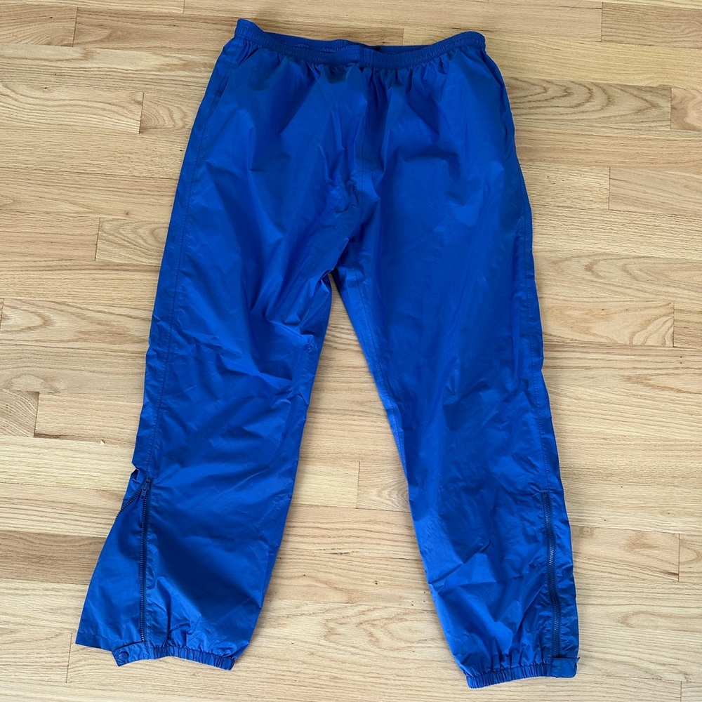 L.L. Bean Blue Windbreaker Pants